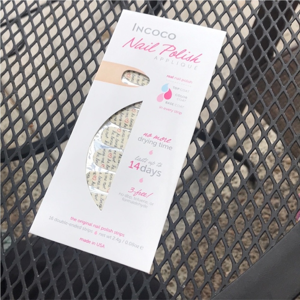 incoco nails LOT OF 10 first crush nail wraps CLEARANCE SALE - Picture 3 of 3